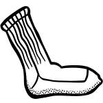 sock - lineart